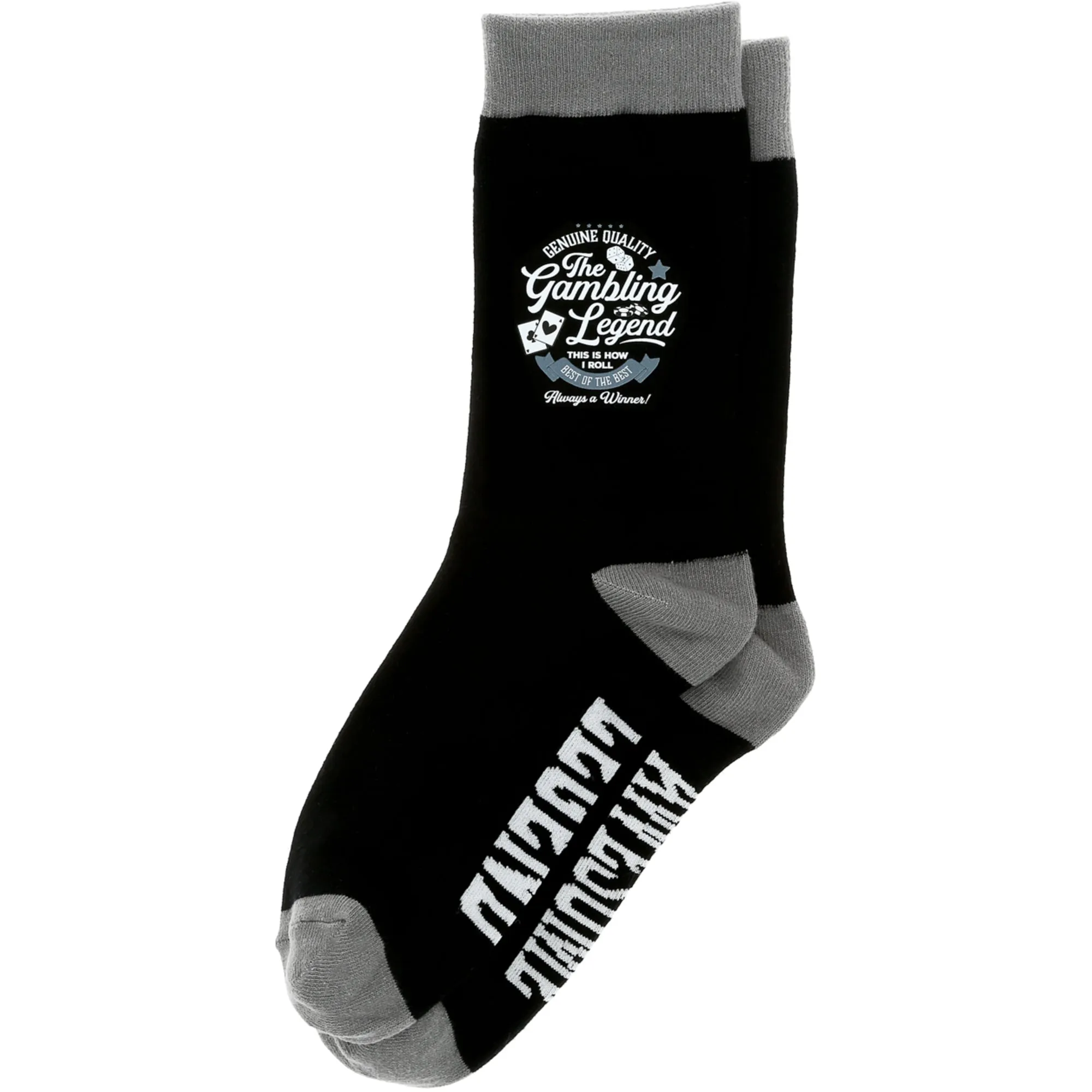 Gambling Bamboo Crew Socks