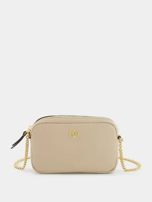 GG Marmont Mini Beige Shoulder Bag