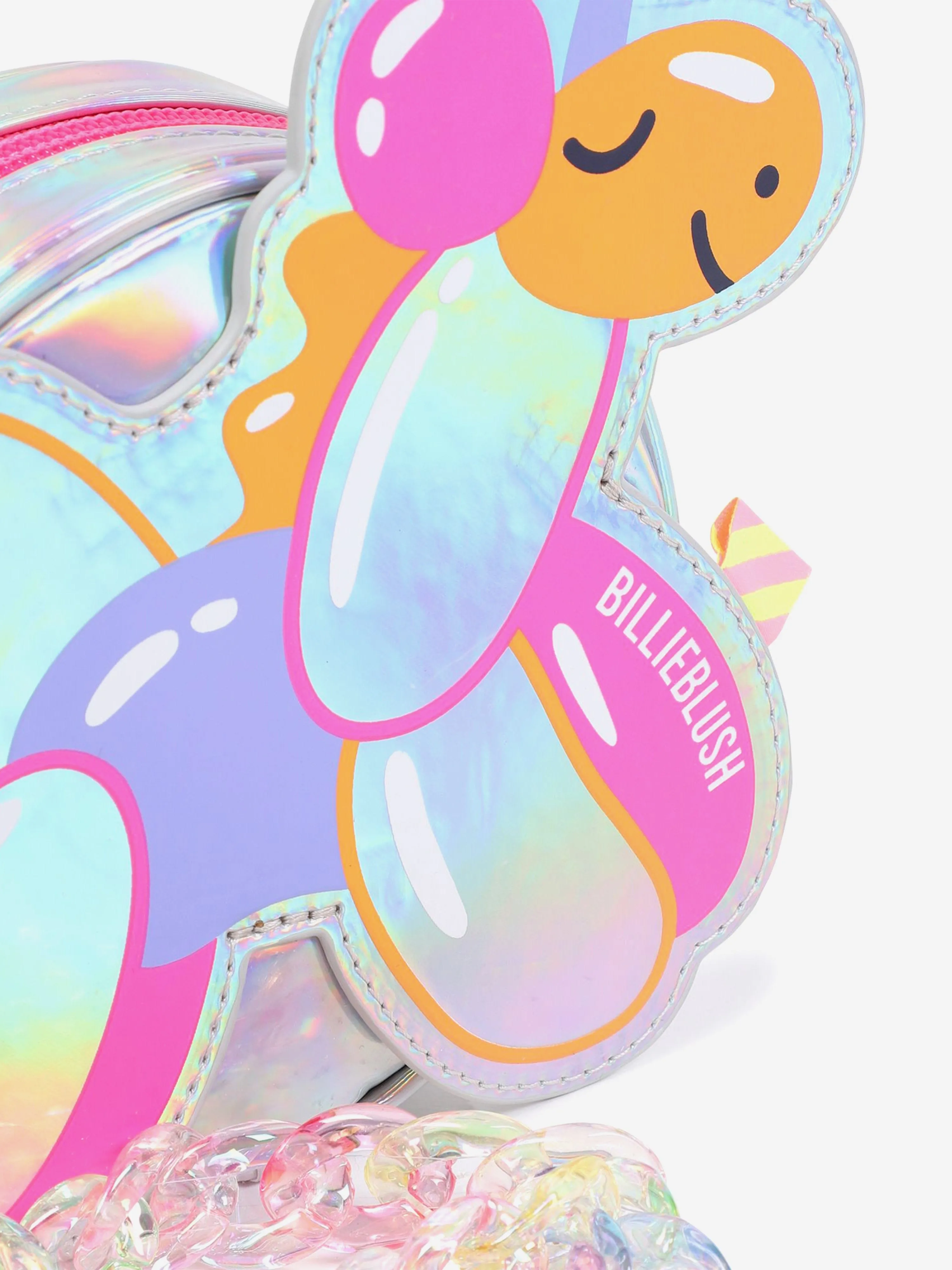 Girls Balloon Unicorn Crossbody Bag in White (16cm)