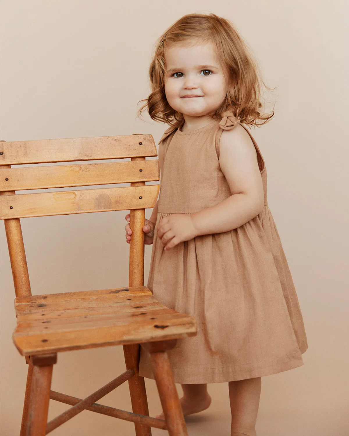 GLADYSB DRESS - Soft Brown