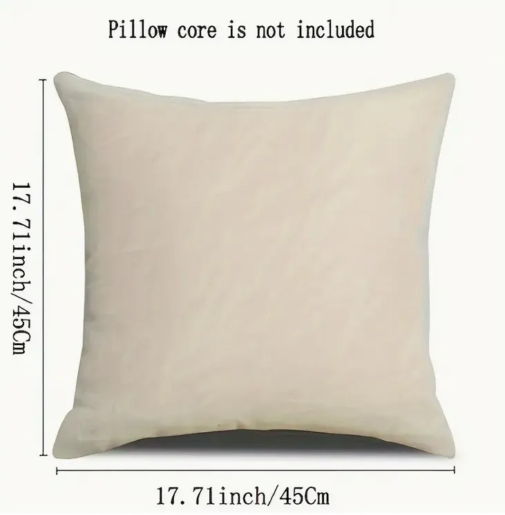 Golden Retriever "Its Glitter" Throw Pillow Cover (*No Insert) Polyester (Heavy Soft feel) 18X18