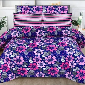 Grace D828- 6 pc summer Comforter Set with 4 pillow covers