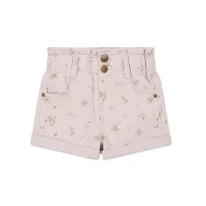 Grace Violet Floral Denim Short