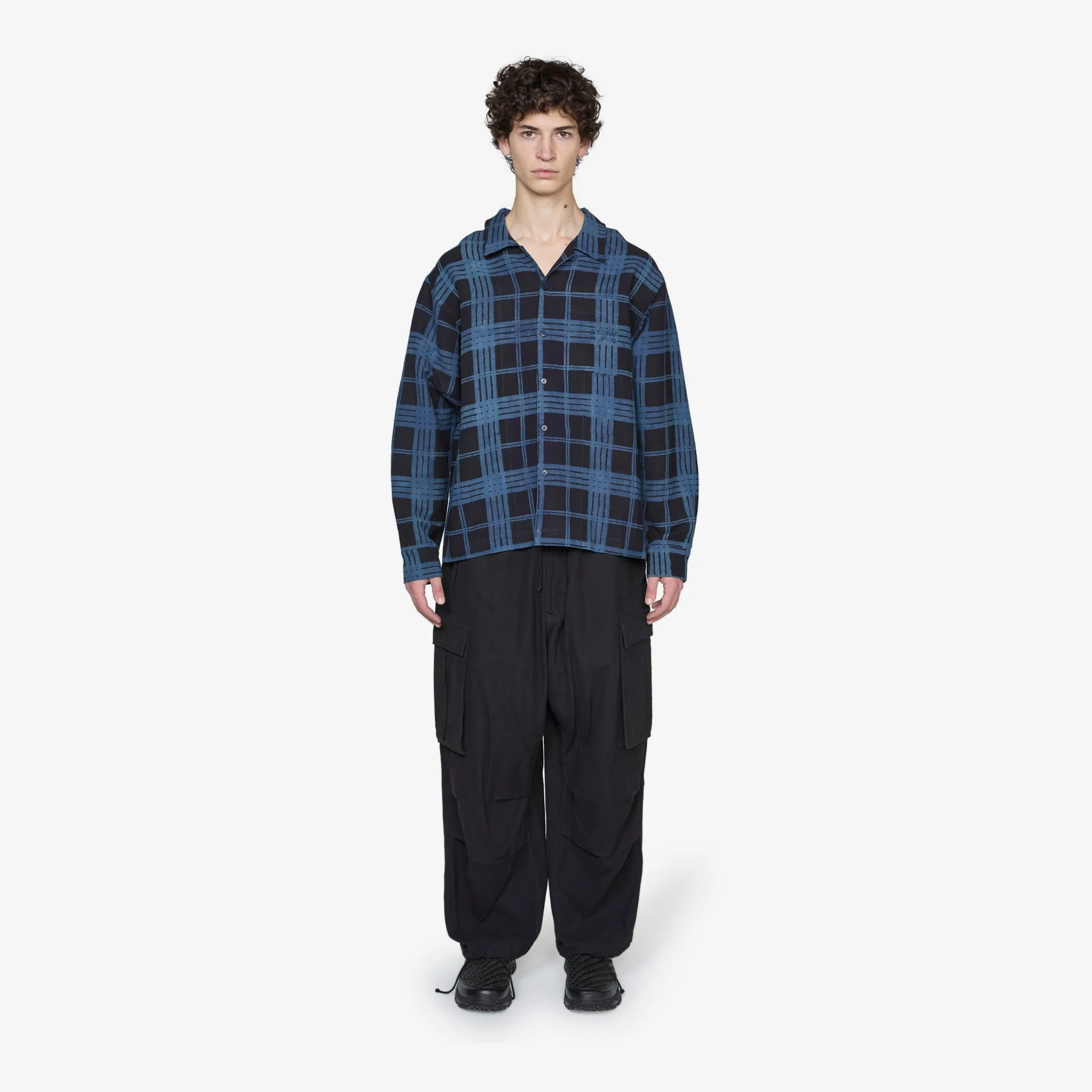 Greetings Longsleeve Shirt Midnight Resist Check