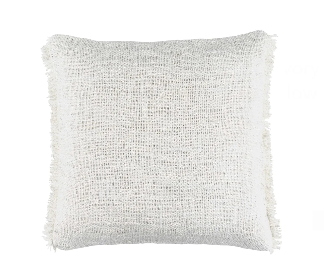 Griffin Linen Decorative Pillow - Ivory