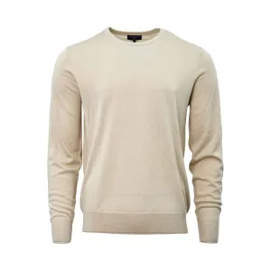 Hackett London Men's Round Neck Wool and Silk Blend Knitwear
