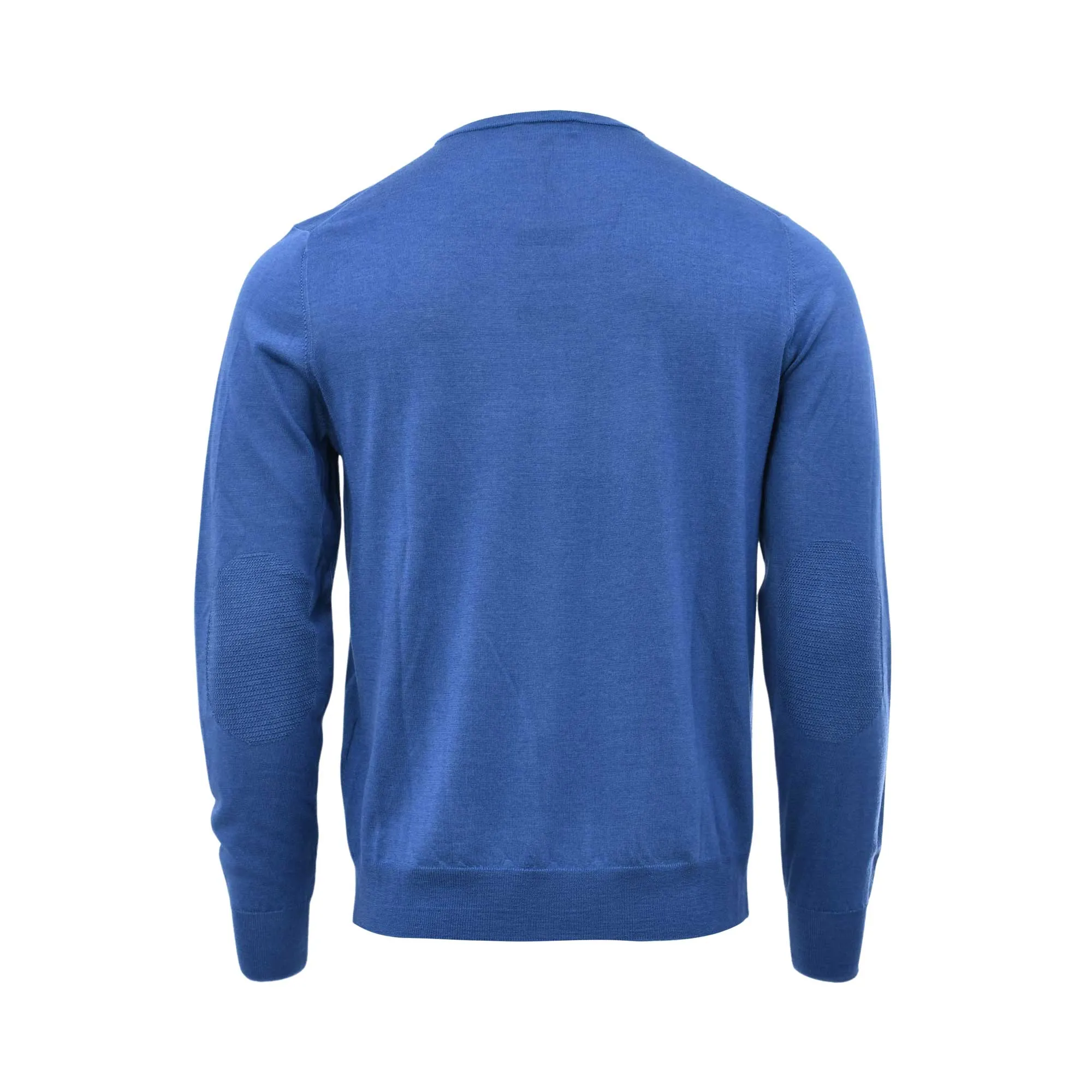 Hackett London Men's Round Neck Wool and Silk Blend Knitwear
