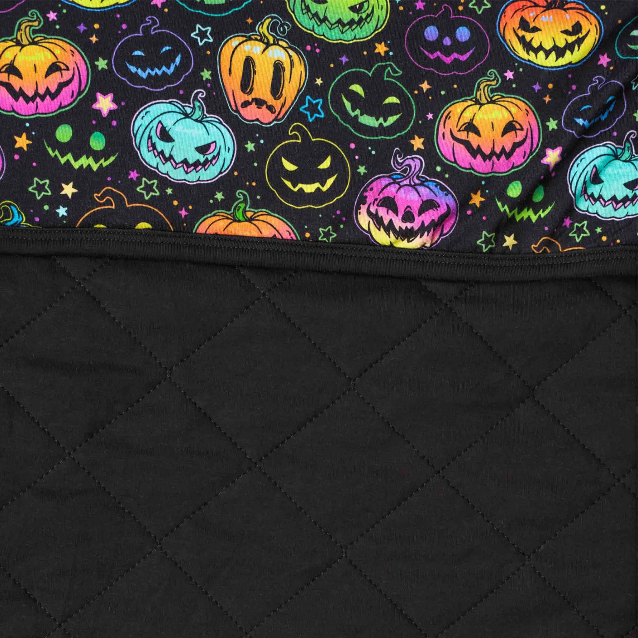 Halloween Pumpkins | Quilted Bamboo Toddler Blanket