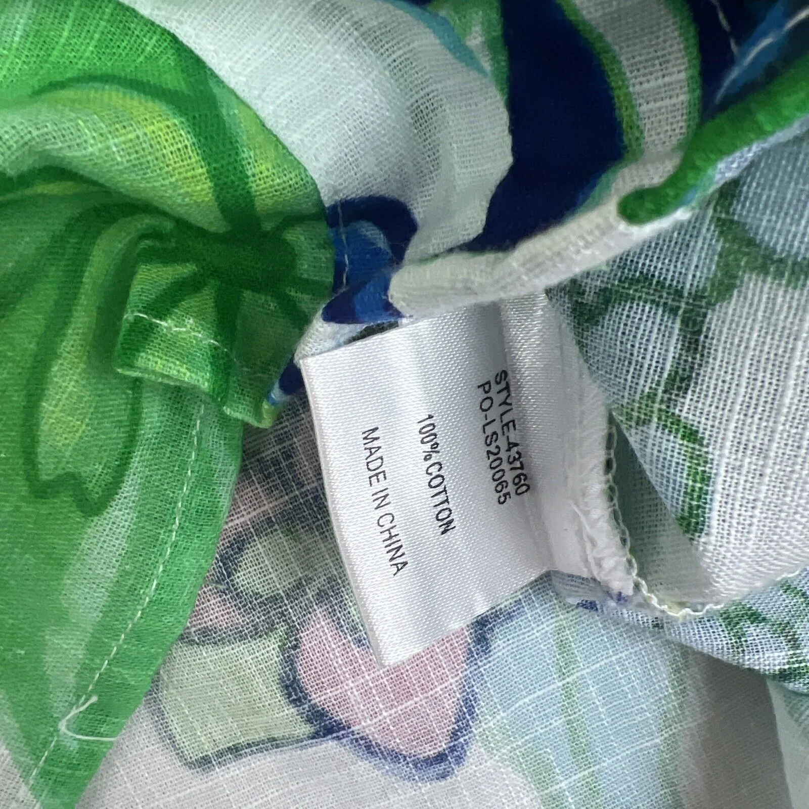 Hammock & Vine Womens Button Up 2/3 Sleeve Shirt Size 8