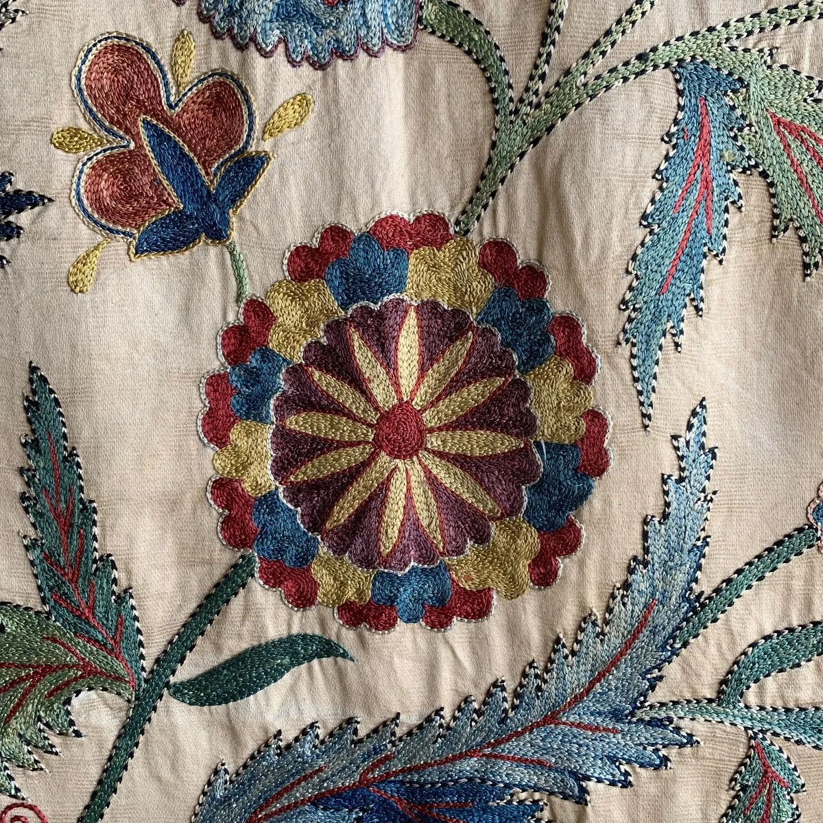 Hand Stitched Suzani (CSSU221822| 60 1/4 x 81")