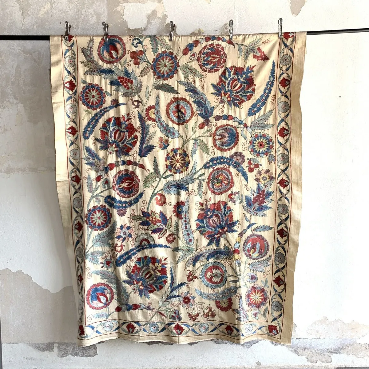 Hand Stitched Suzani (CSSU221822| 60 1/4 x 81")
