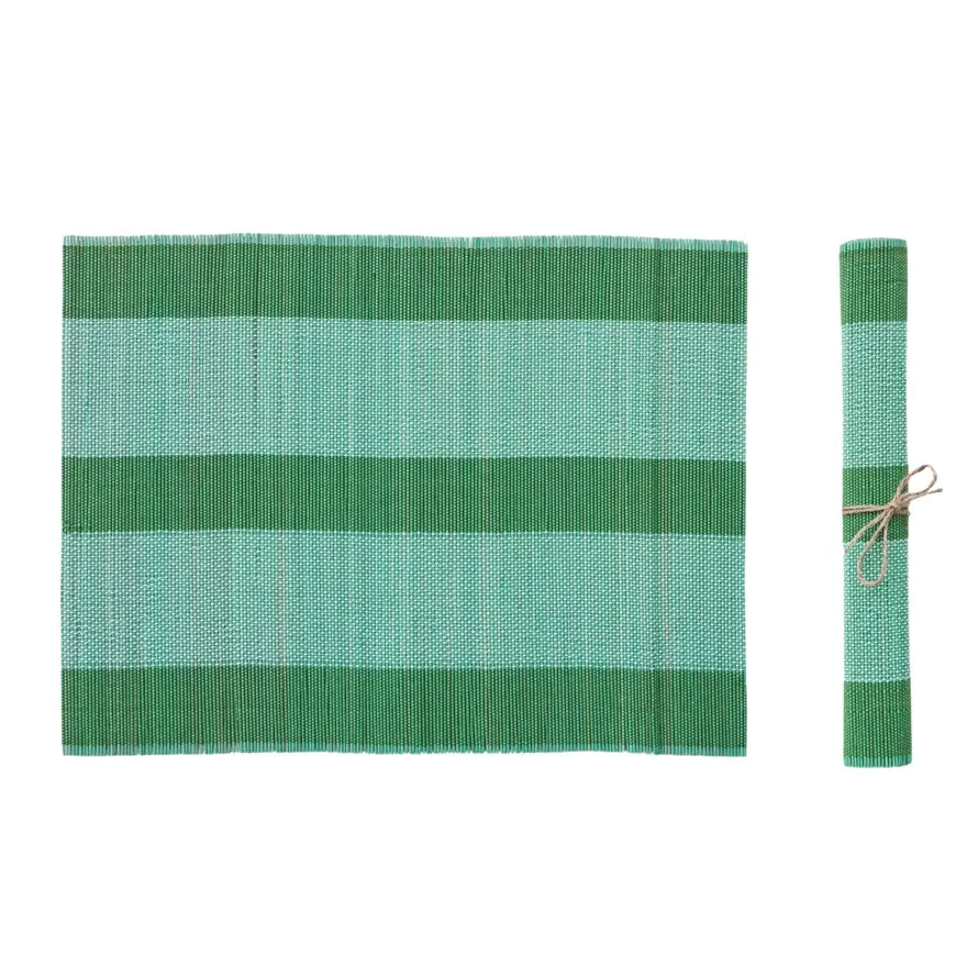 Hand-Woven Bamboo Placemat