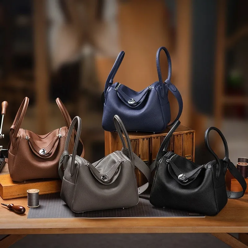 Handmade Real Cowhide Crossbody Woven Bag