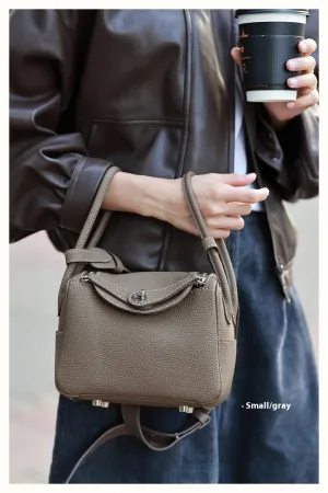 Handmade Real Cowhide Crossbody Woven Bag