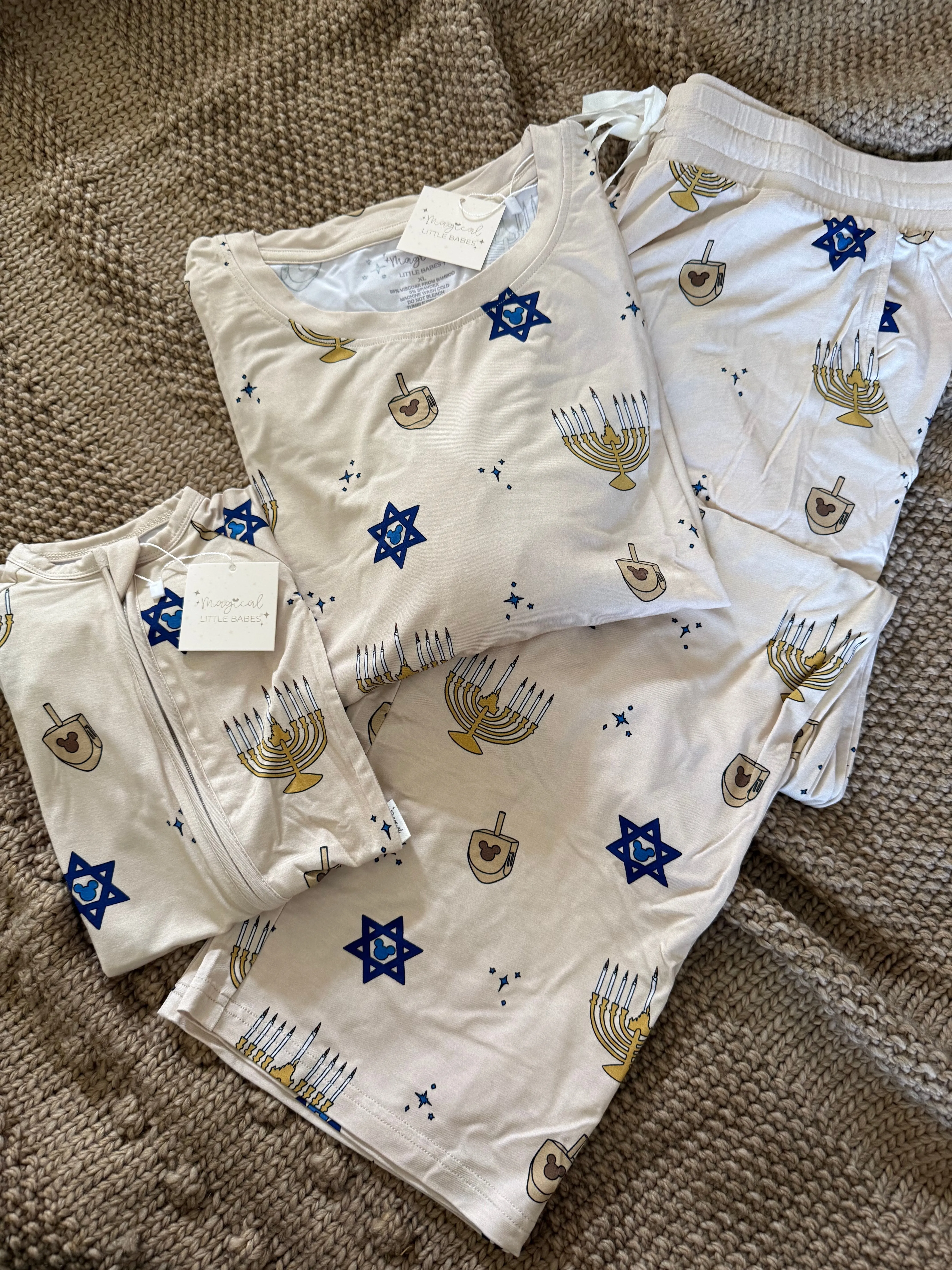 Hanukkah Bamboo PJs *READY TO SHIP — NOT RESTOCKING