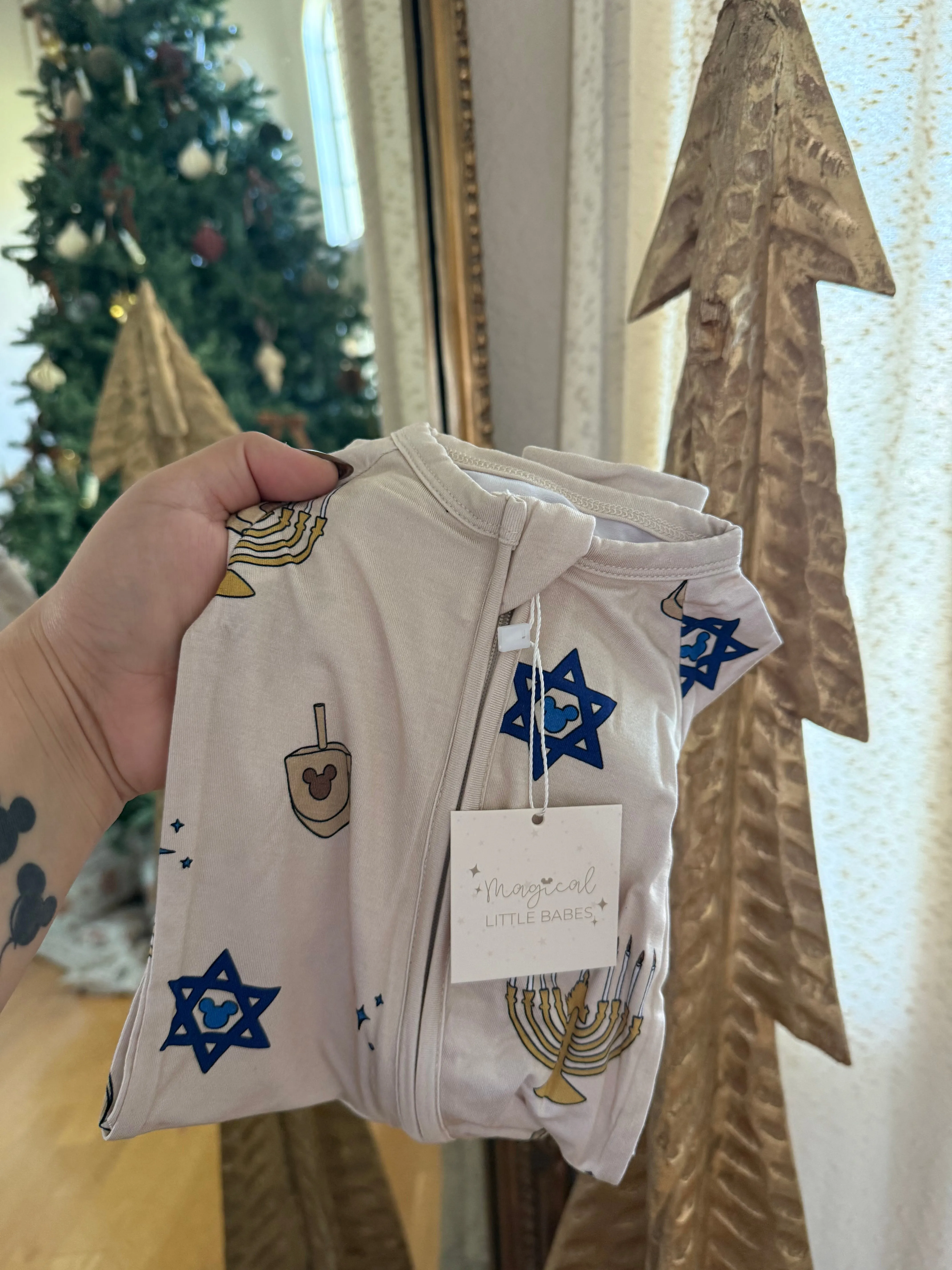 Hanukkah Bamboo PJs *READY TO SHIP — NOT RESTOCKING