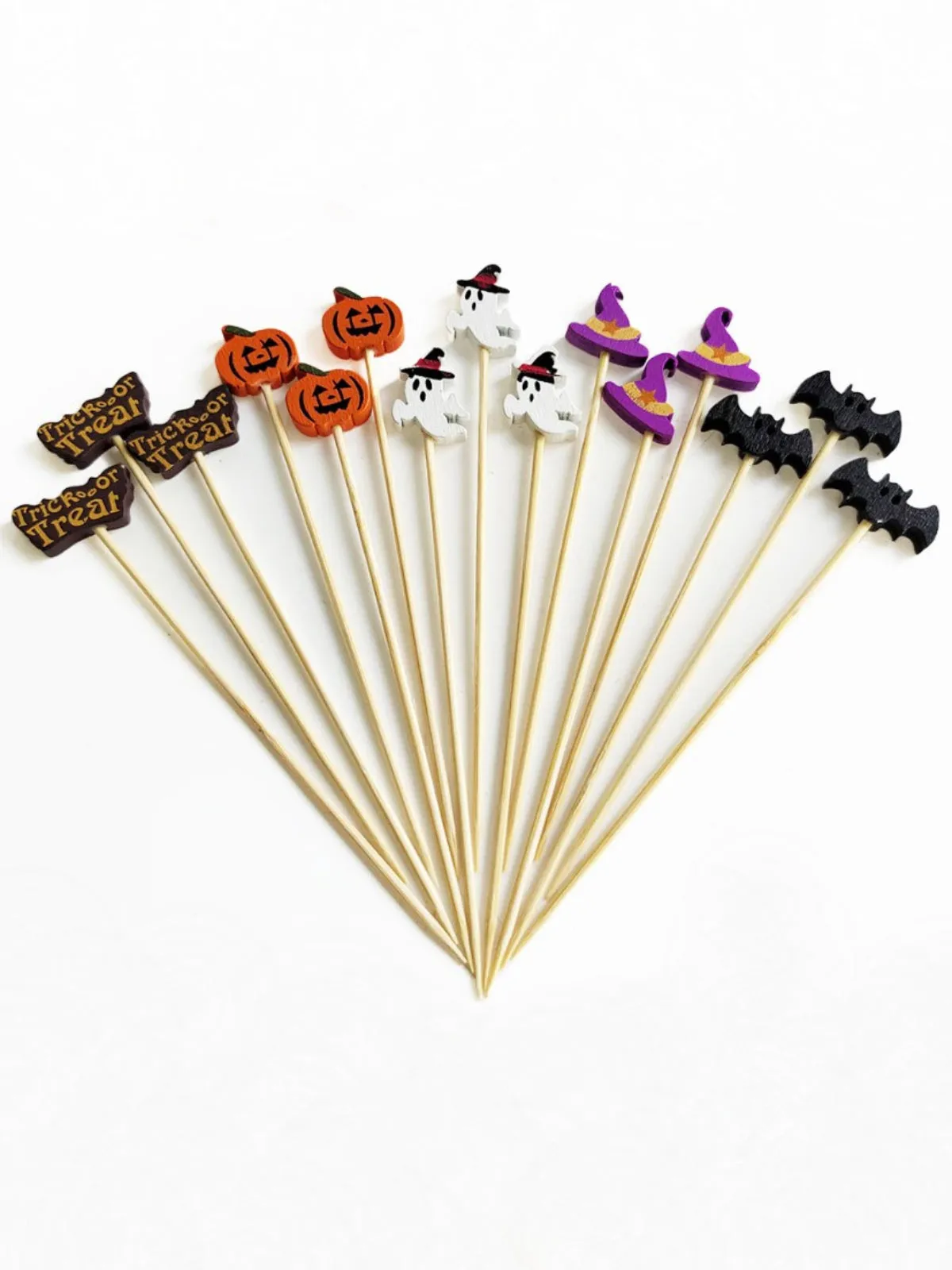 Haunted Hors d'Oeuvres Halloween Bamboo Skewers