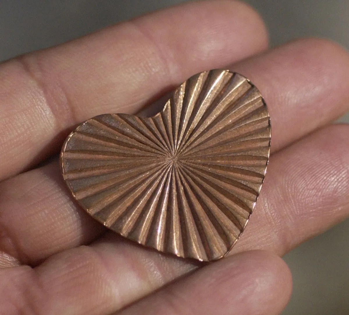 Heart Ruffled Pattern Classic Shape 33mm x 30mm 20g Blanks Cutout for Enameling Stamping Texturing Variety of Metals