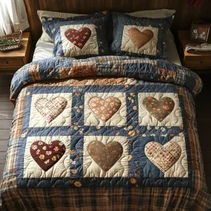 Hearth Bloom 3-Piece Quilted Bedding Set NCU0NVH151