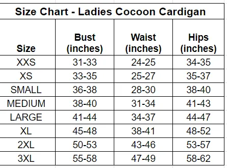 Here Comes The Grannies Ladies' Cocoon Cardigan