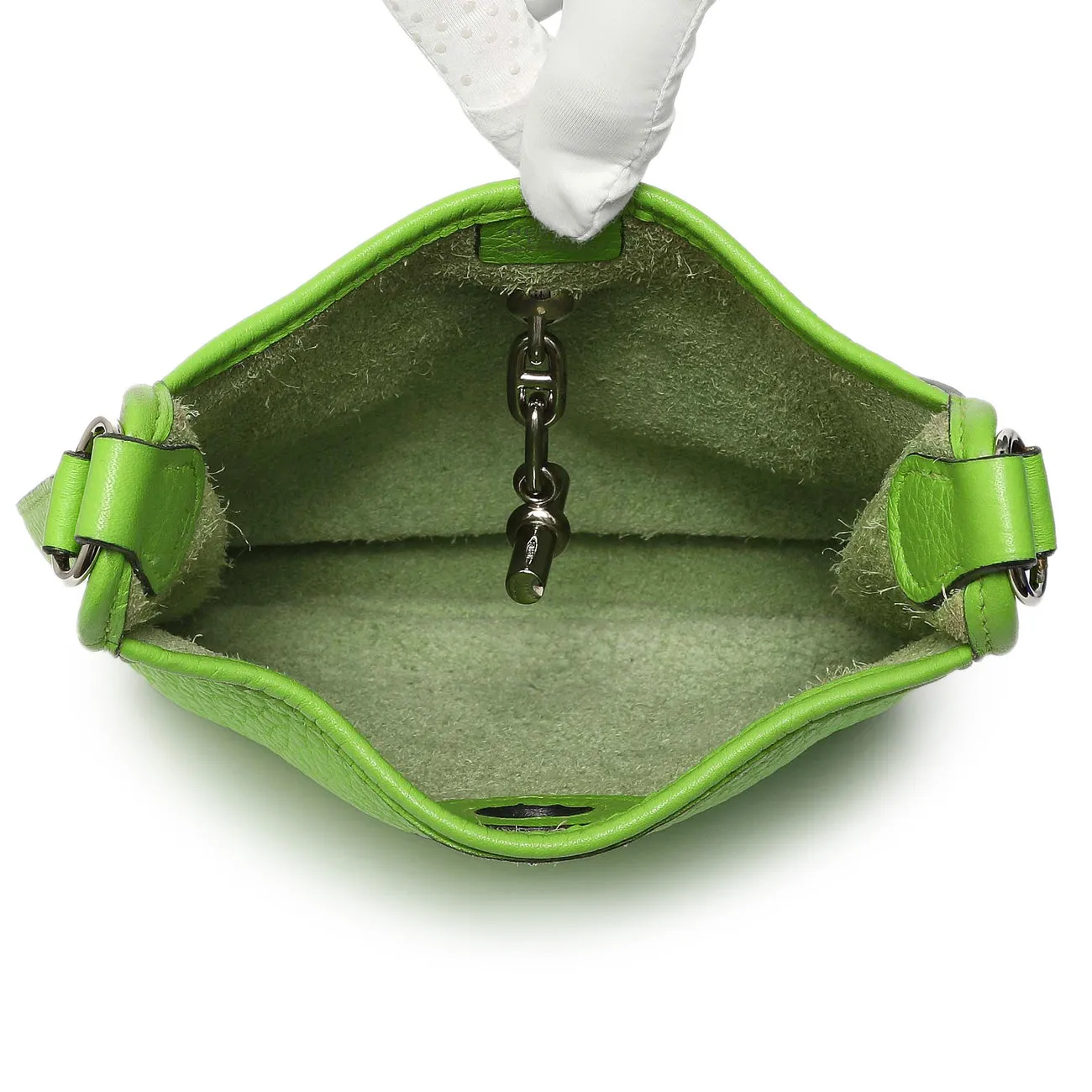 Hermes Green Clemence Vespa TPM