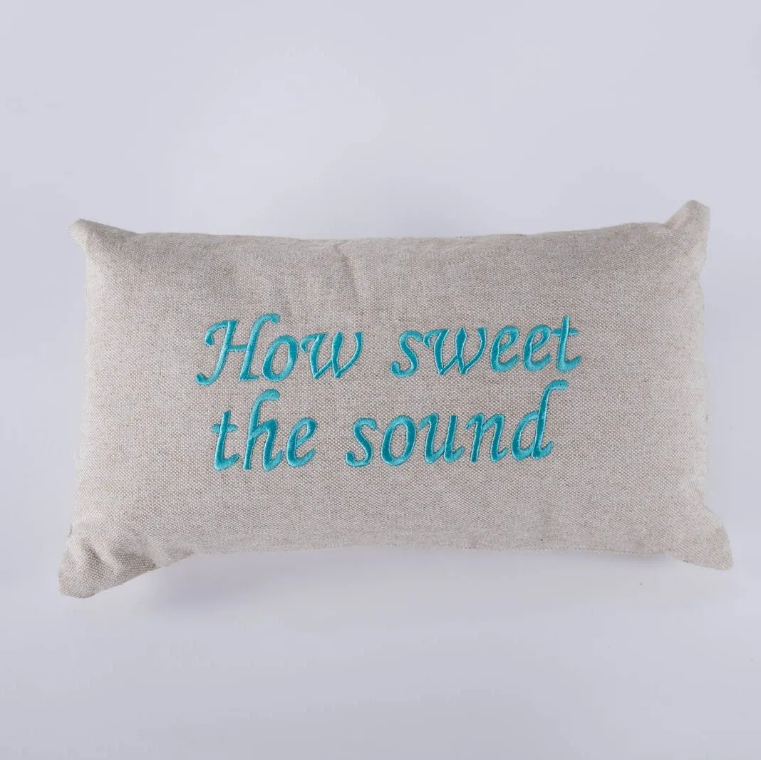 How Sweet the Sound Pillow