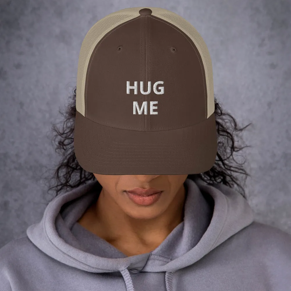 Hug Me - Embroidery Design - Trucker Cap