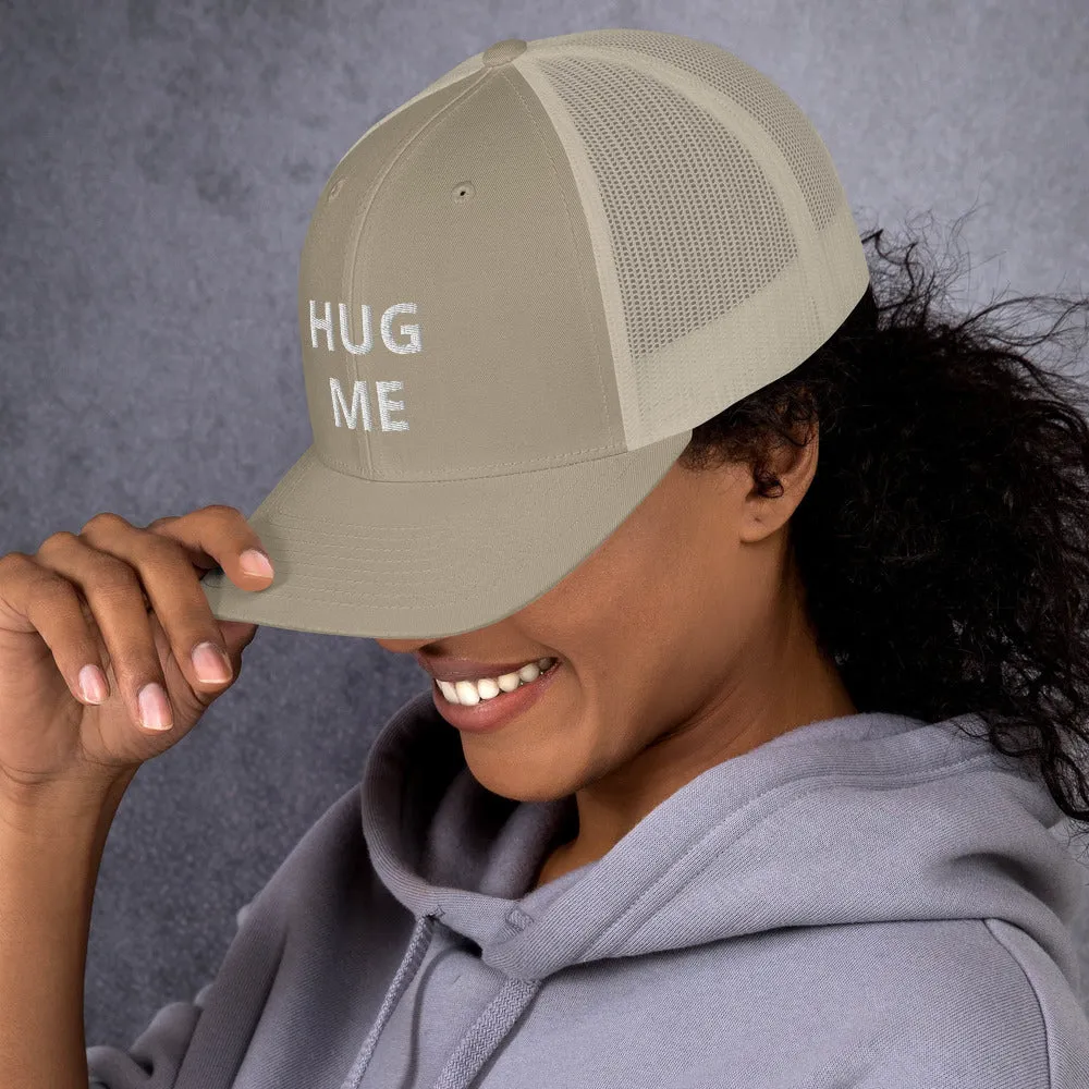 Hug Me - Embroidery Design - Trucker Cap