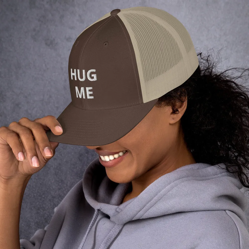 Hug Me - Embroidery Design - Trucker Cap
