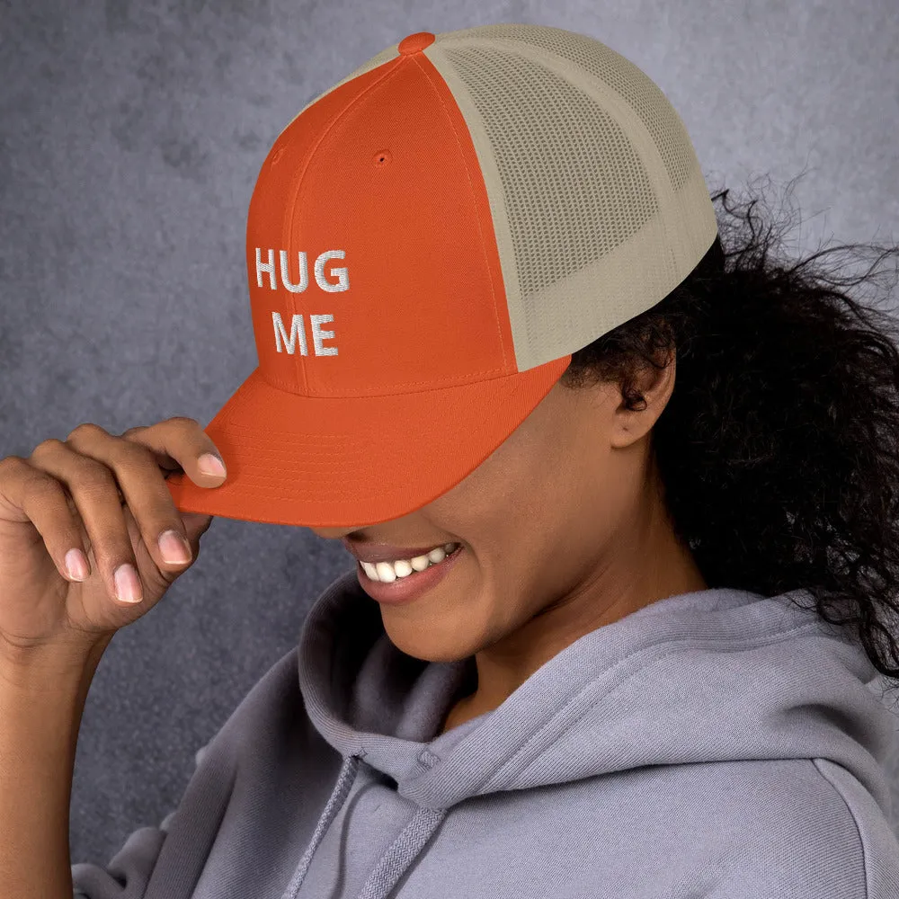 Hug Me - Embroidery Design - Trucker Cap