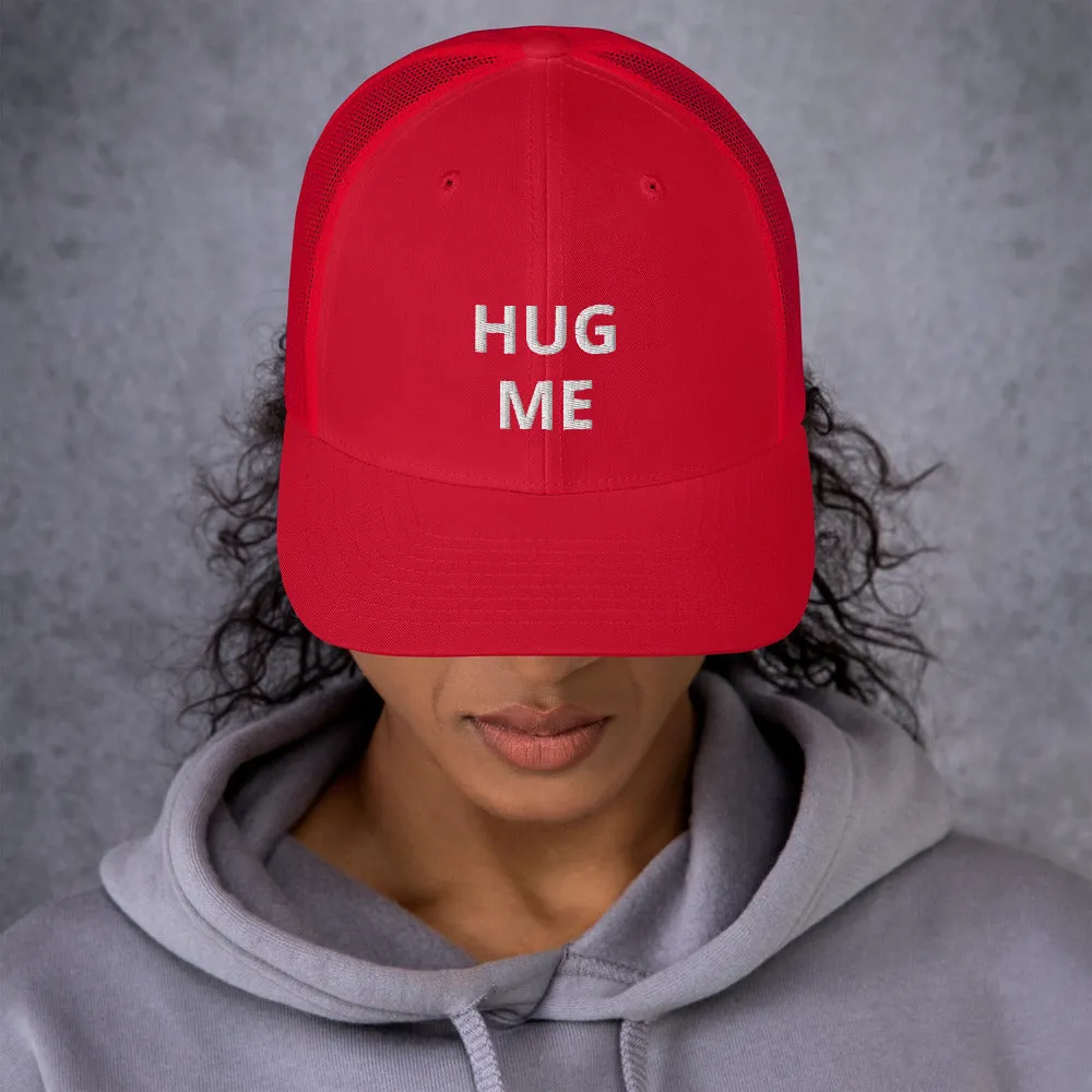 Hug Me - Embroidery Design - Trucker Cap