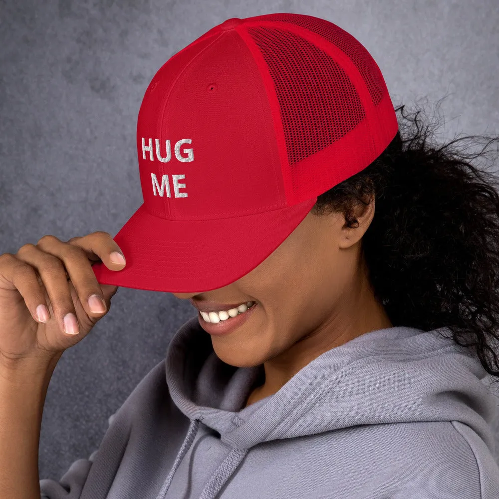 Hug Me - Embroidery Design - Trucker Cap