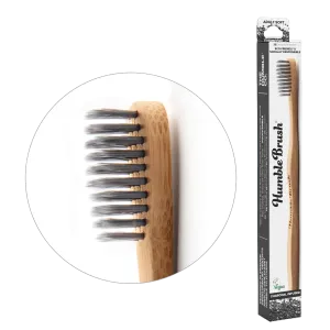 Humble Brush Adult Charcoal Infused Bamboo Toothbrush - Soft