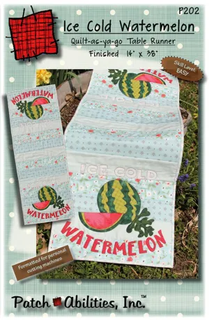 Ice Cold Watermelon Table Runner