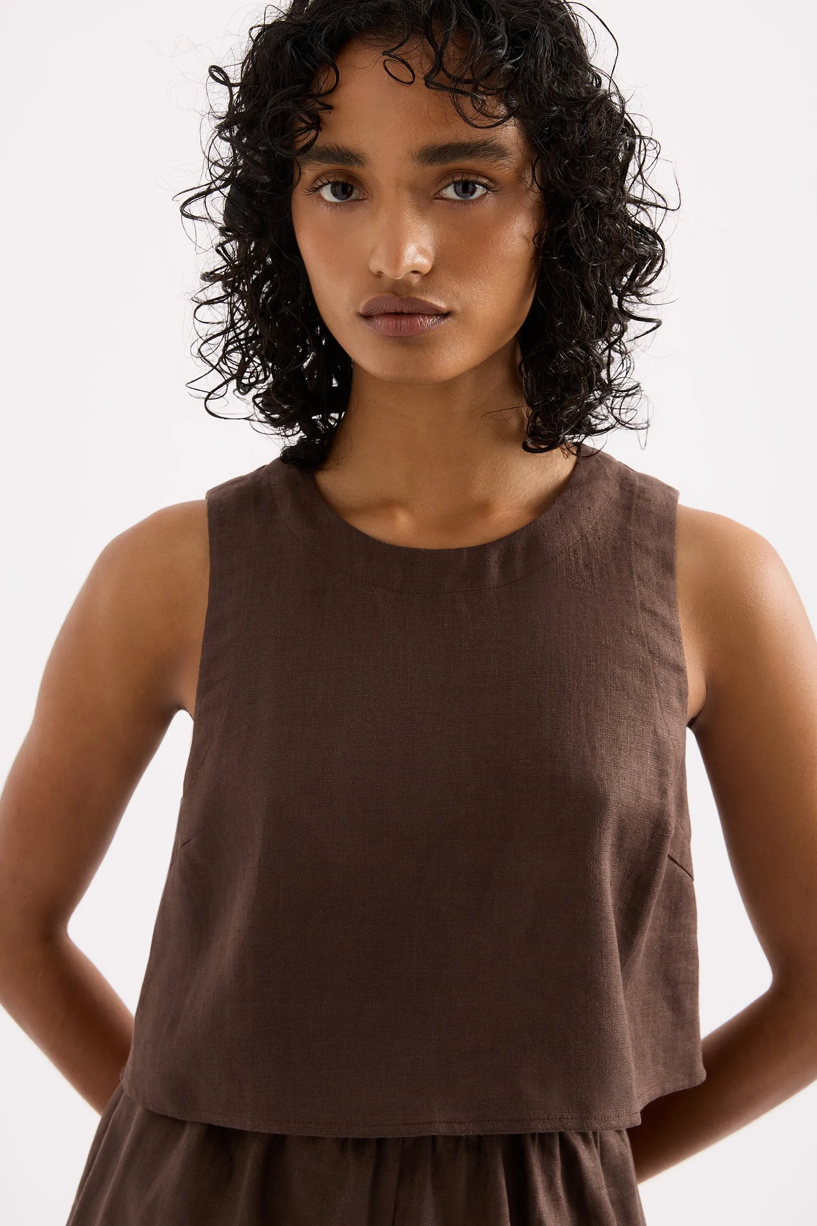 INGRID LINEN TOP