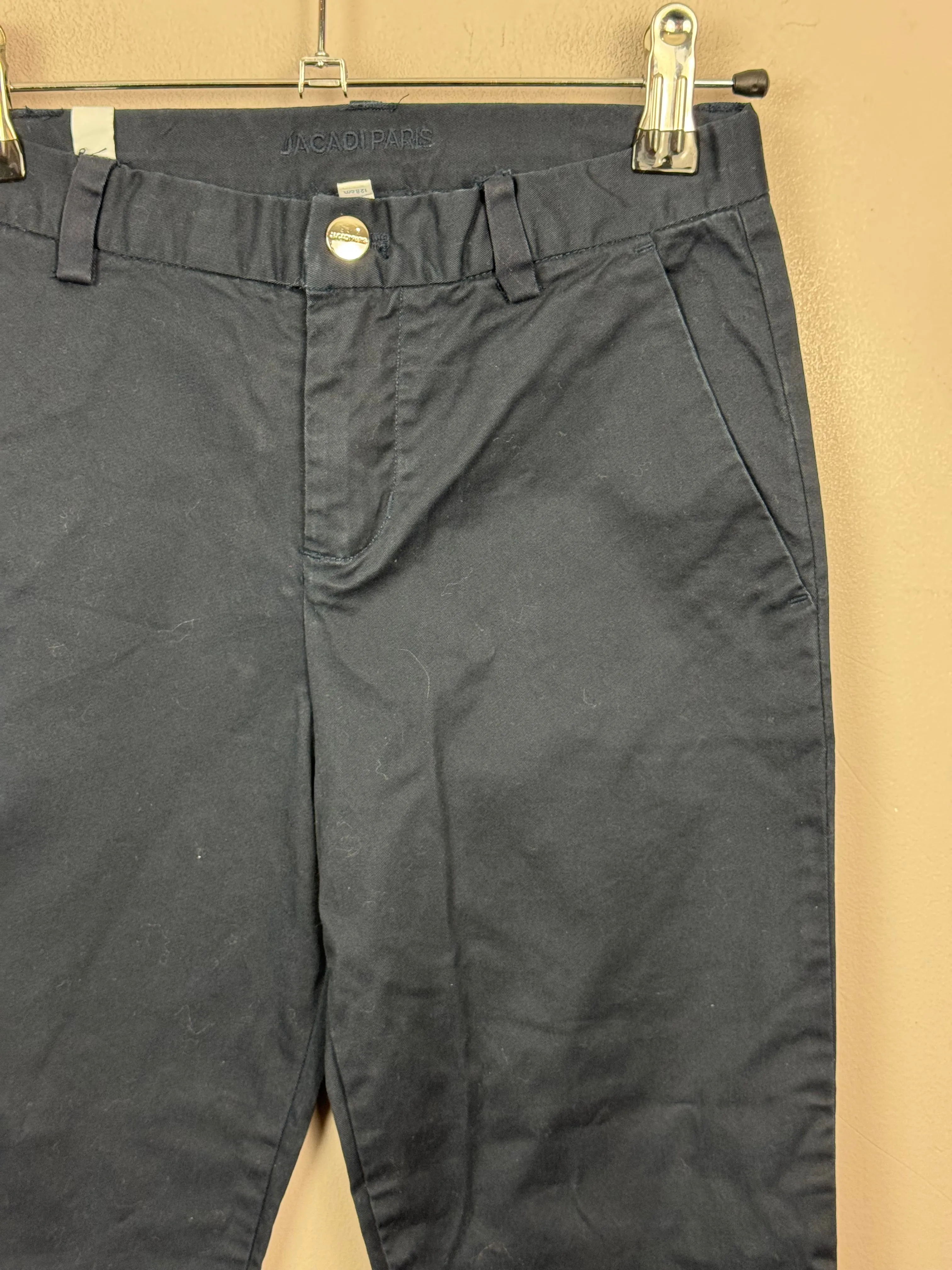 Jacadi Navy Cotton Slack Trousers 8y
