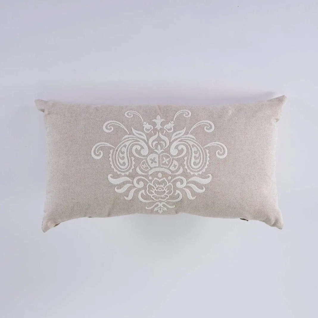 Jacobean Crest Pillow