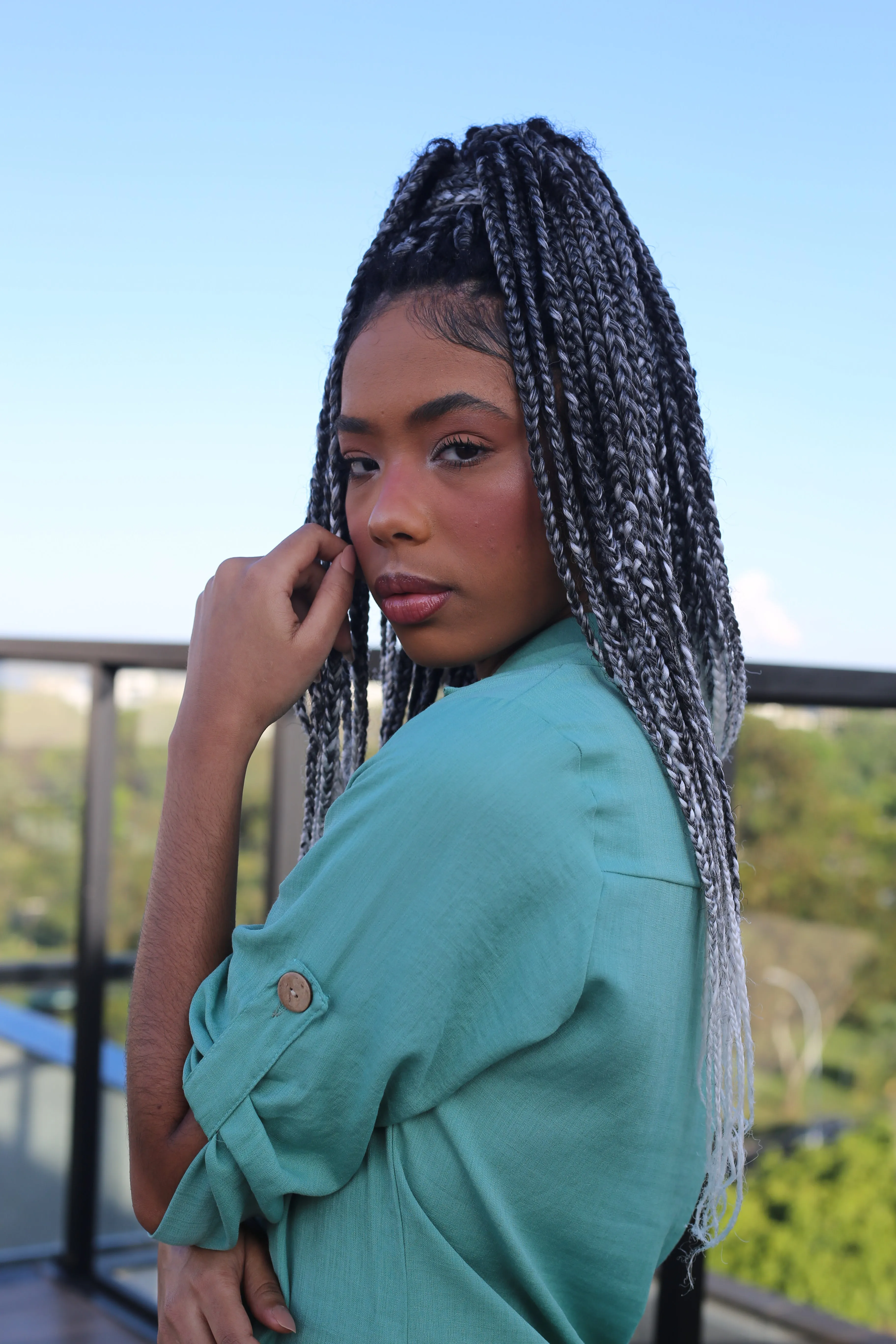Jade Green Beach Shirt