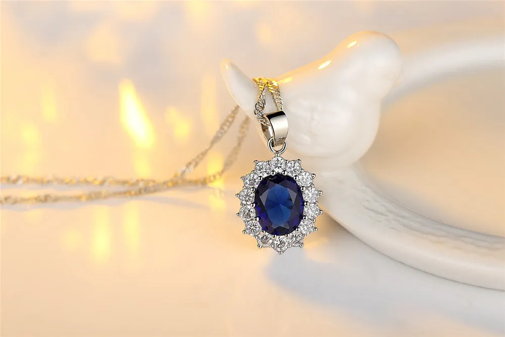 Kate Middleton Replica  Sterling Silver Jewelry set