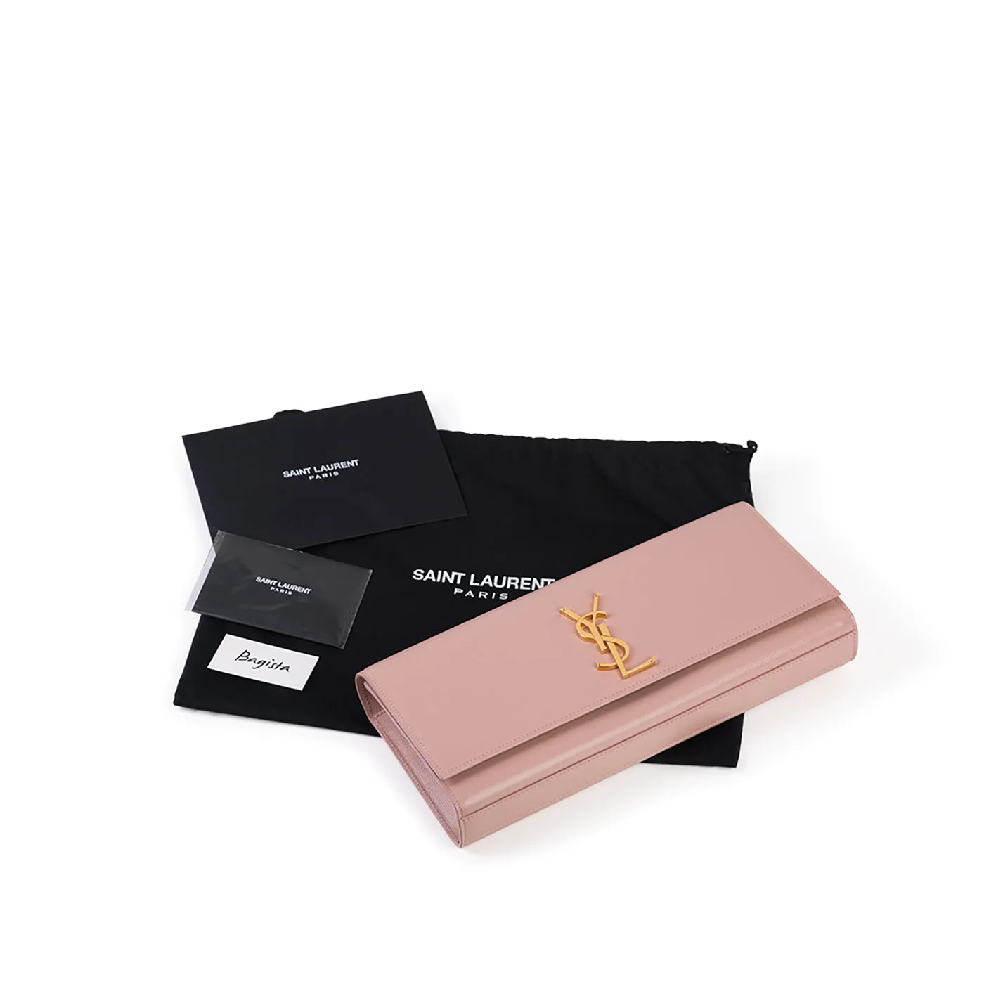 Kate Monogram Clutch Grain de Poudre