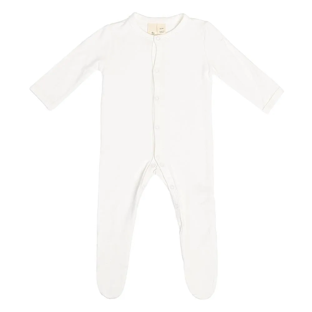 Kyte Baby Snap Footie (Cloud)