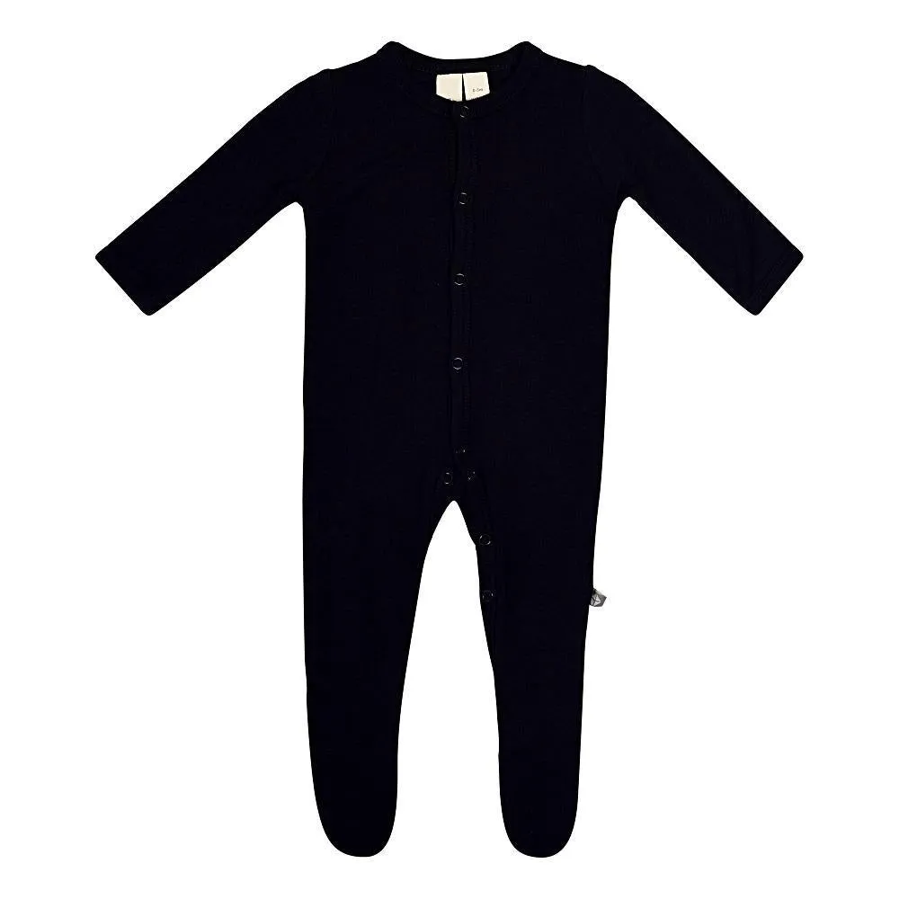 Kyte Baby Snap Footie (Midnight)