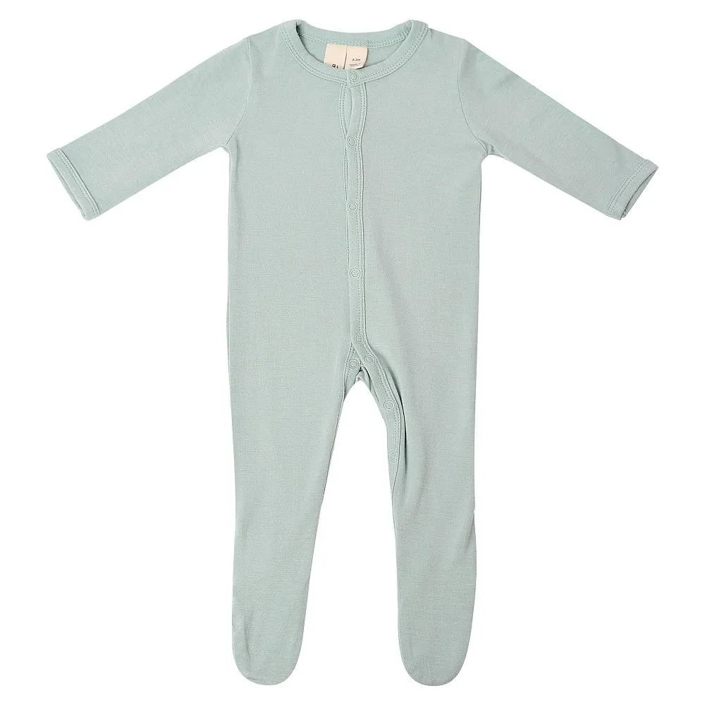 Kyte Baby Snap Footie (Sage)