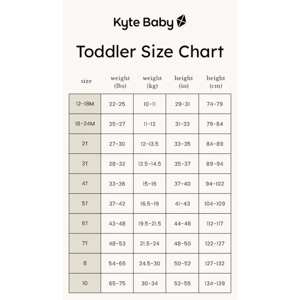 Kyte BABY Toddler Pajama Set | Midnight