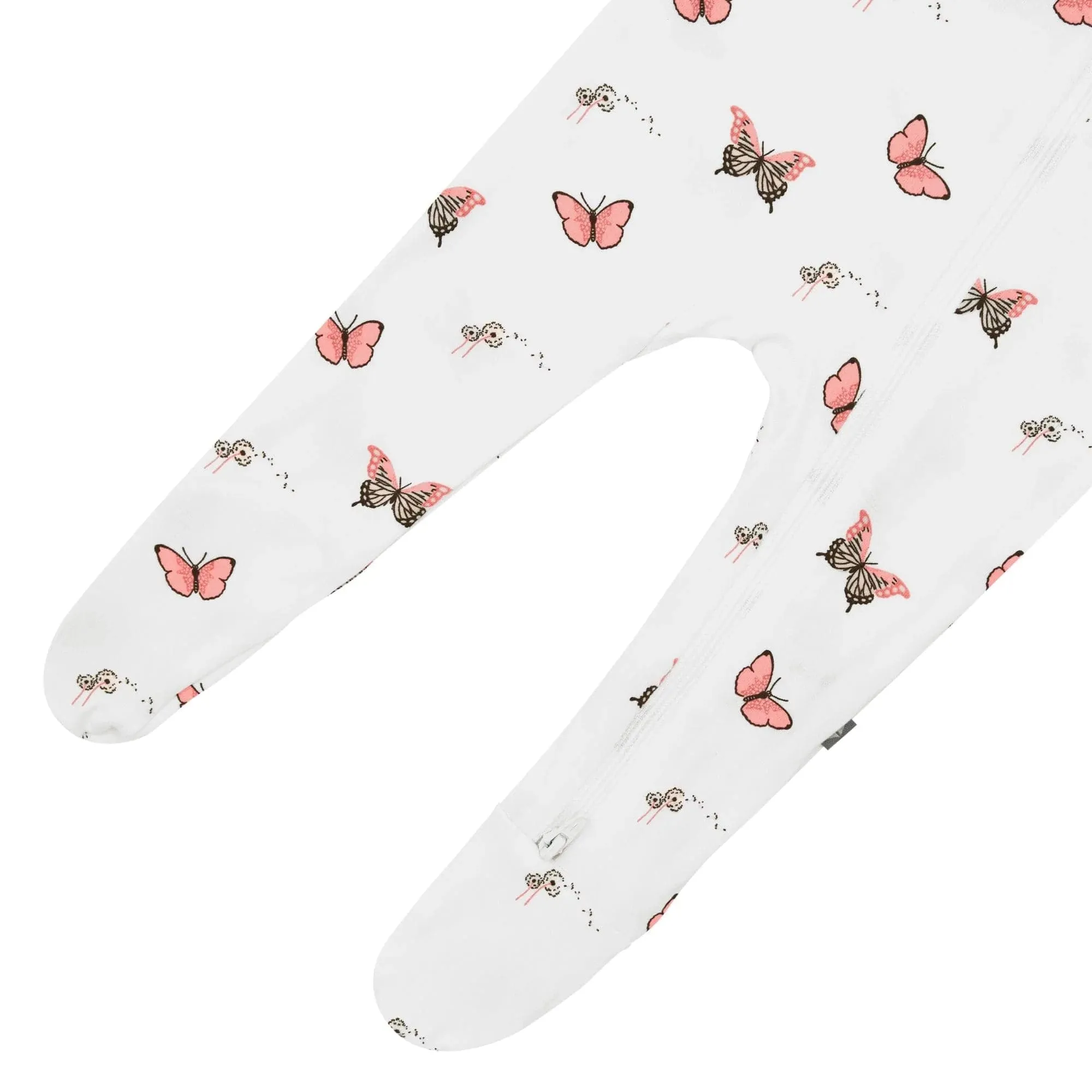 Kyte Baby Zippered Footie - Butterfly