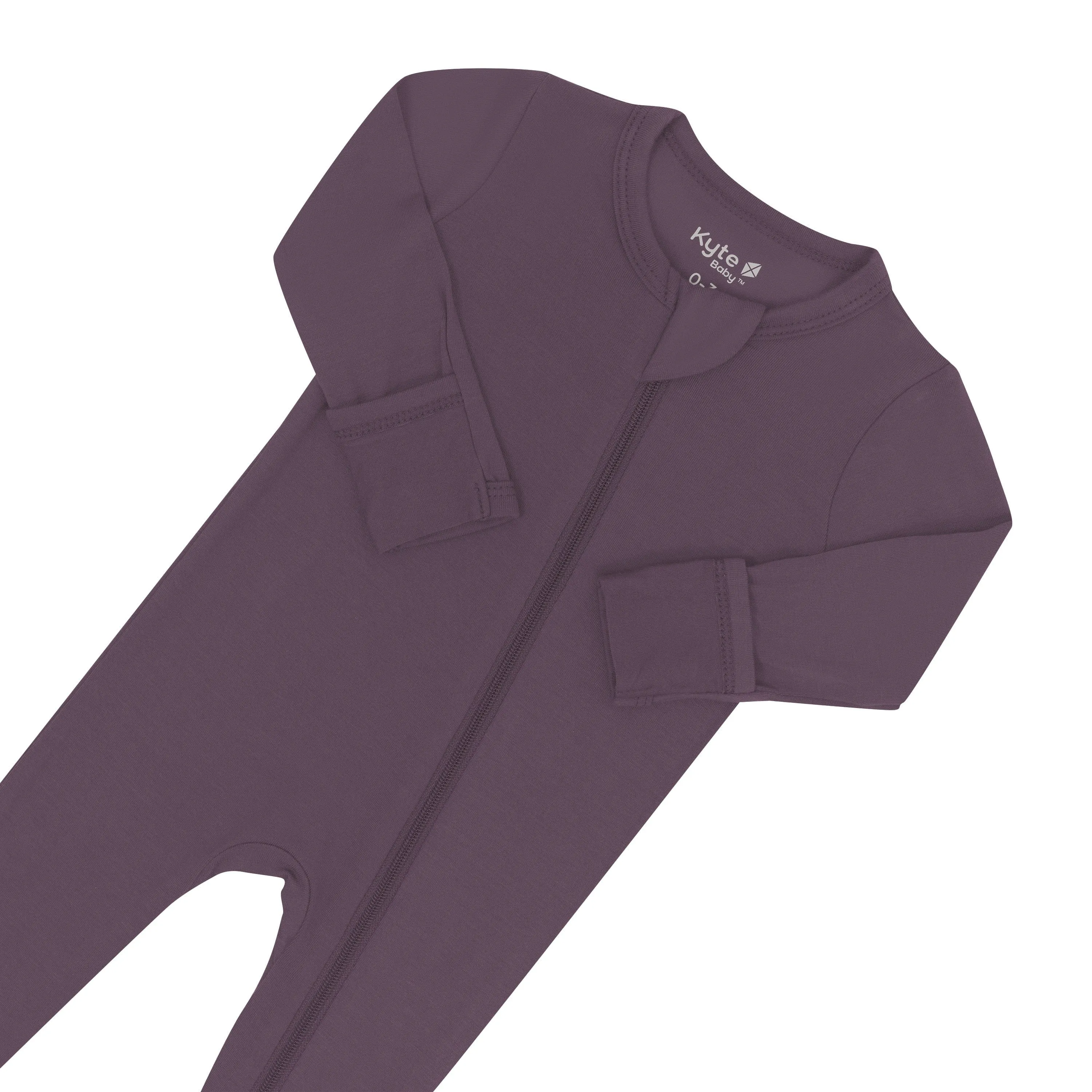 Kyte Baby Zippered Footie - Currant