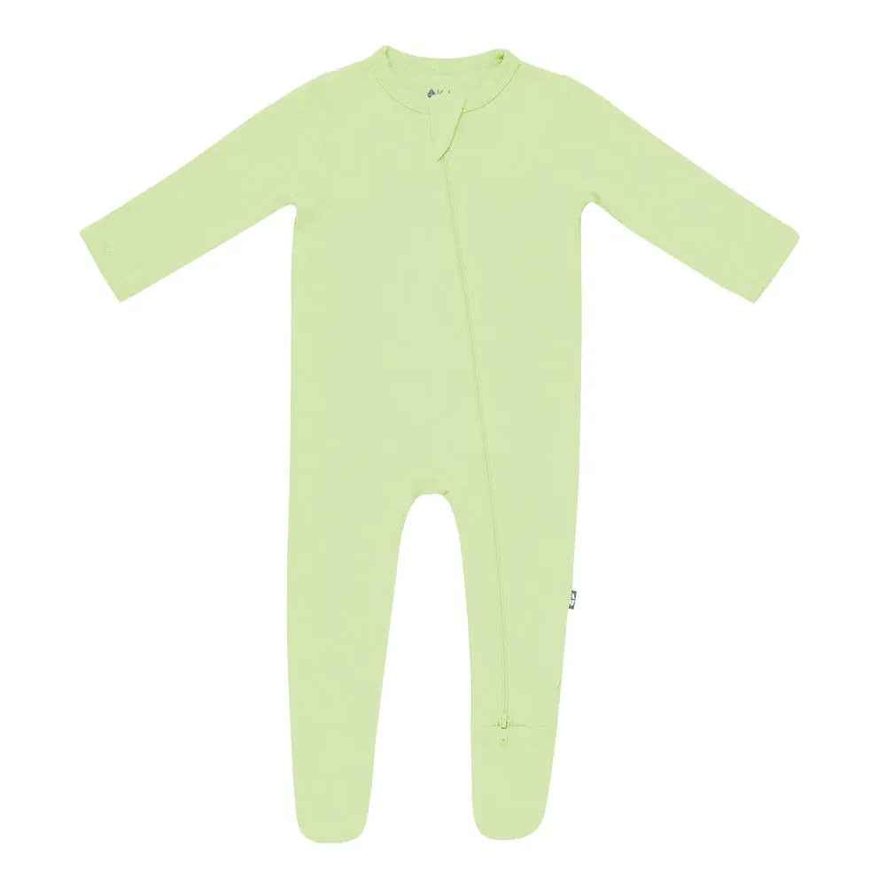 Kyte Baby Zippered Footie (Pistachio) - FINAL SALE