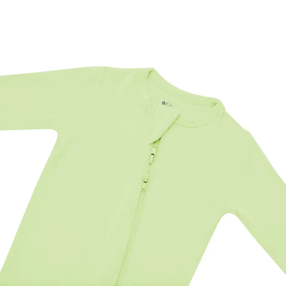 Kyte Baby Zippered Footie (Pistachio) - FINAL SALE