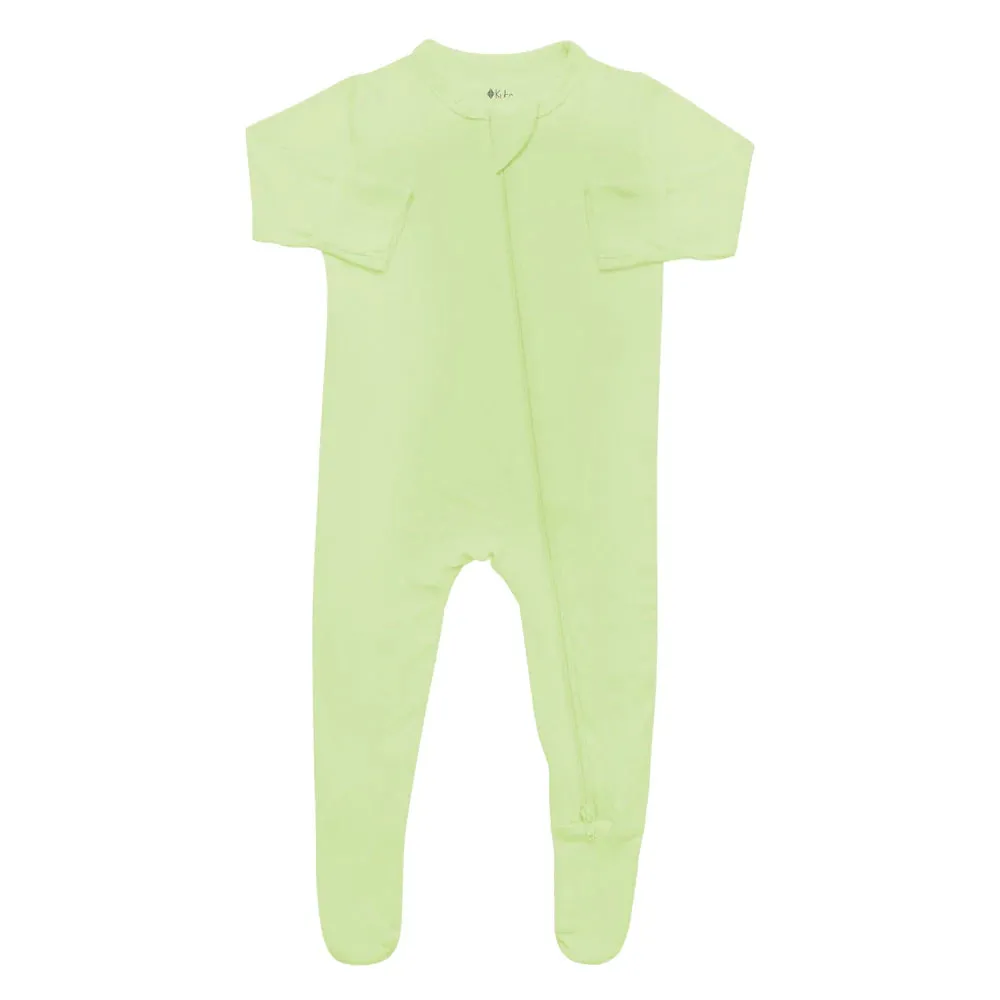 Kyte Baby Zippered Footie (Pistachio) - FINAL SALE