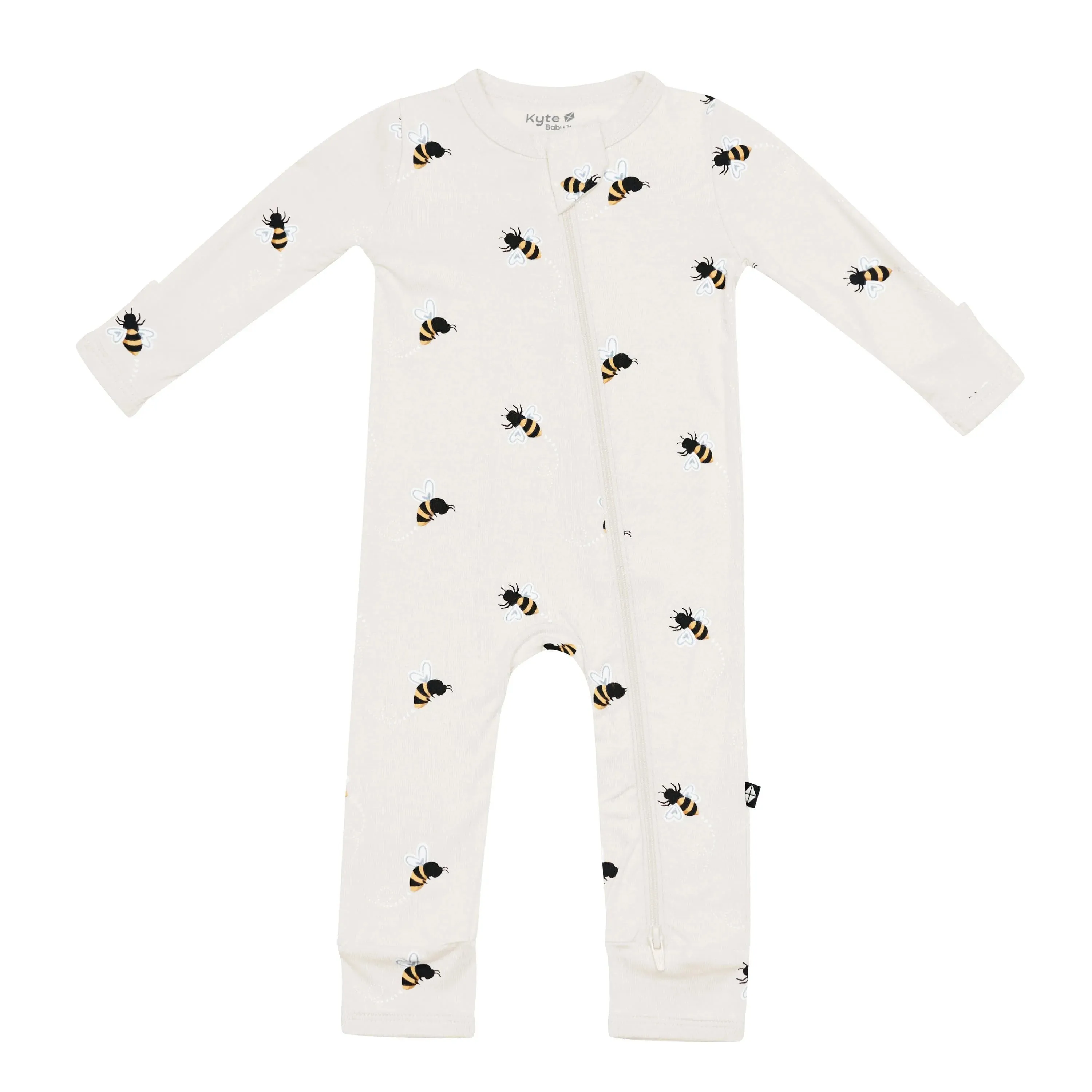 Kyte Baby - Zippered Romper - Bee Mine